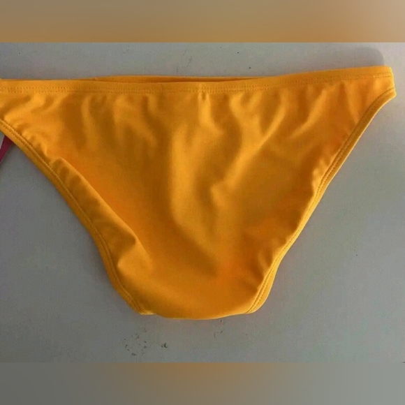 Women's large  Cheeky Bikini Bottom Xhilaration Mango Orange nwot - Picture 6 of 7